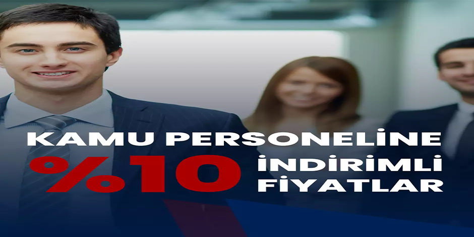 Kamu Personeline %10 İndirim
